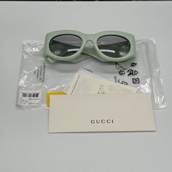 NEW AUTHENTIC GUCCI Injected Oval Frame Women Sunglasses Gucci - Picture 12 of 13
